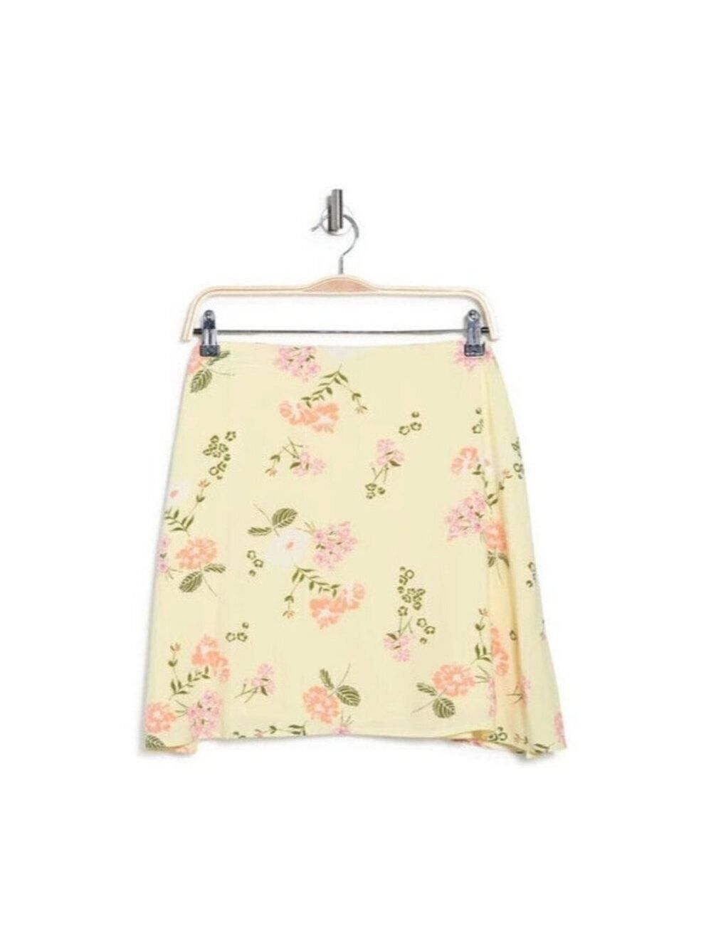 Abound BNWOT yellow floral mini Skirt sz Large